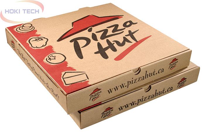 In hộp carton đựng pizza